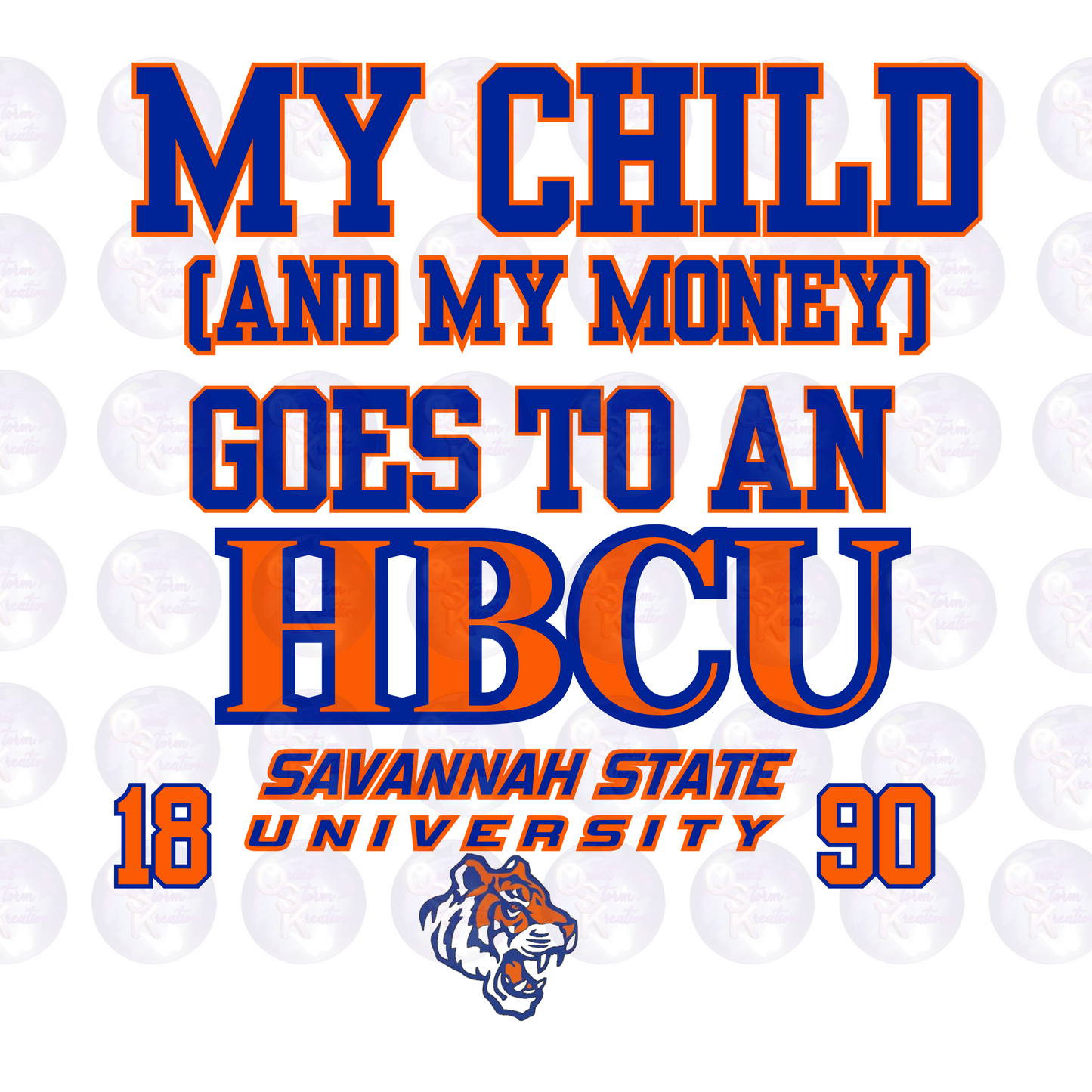 My Child Goes to an HBCU Savannah State PNG