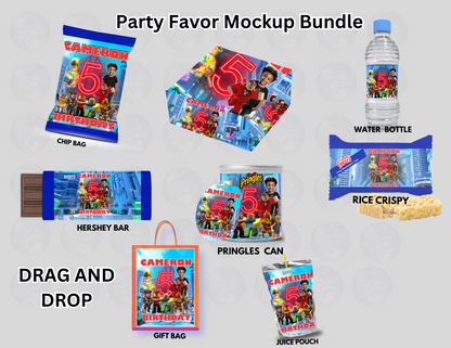 Roblex Designed  Party Favor Template and Mockup