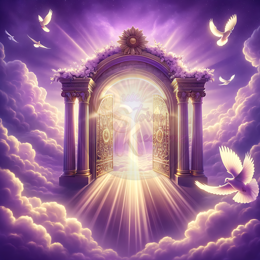 Purple Golden Gate Memorial PNG