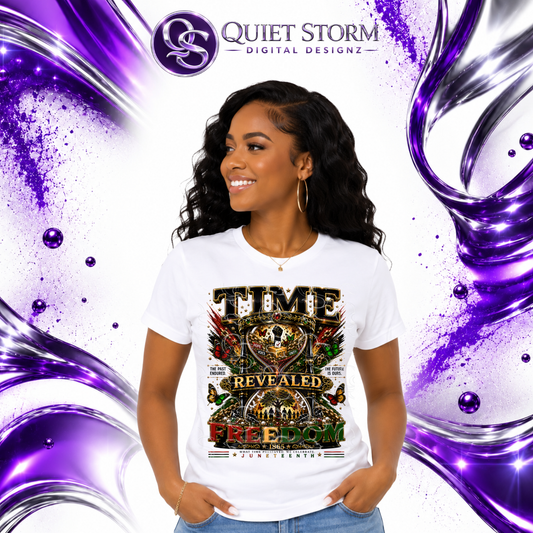 Time Revealed Freedom Juneteenth PNG
