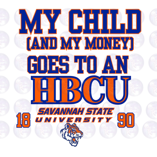 Savannah State My Child Goes to an HBCU PNG