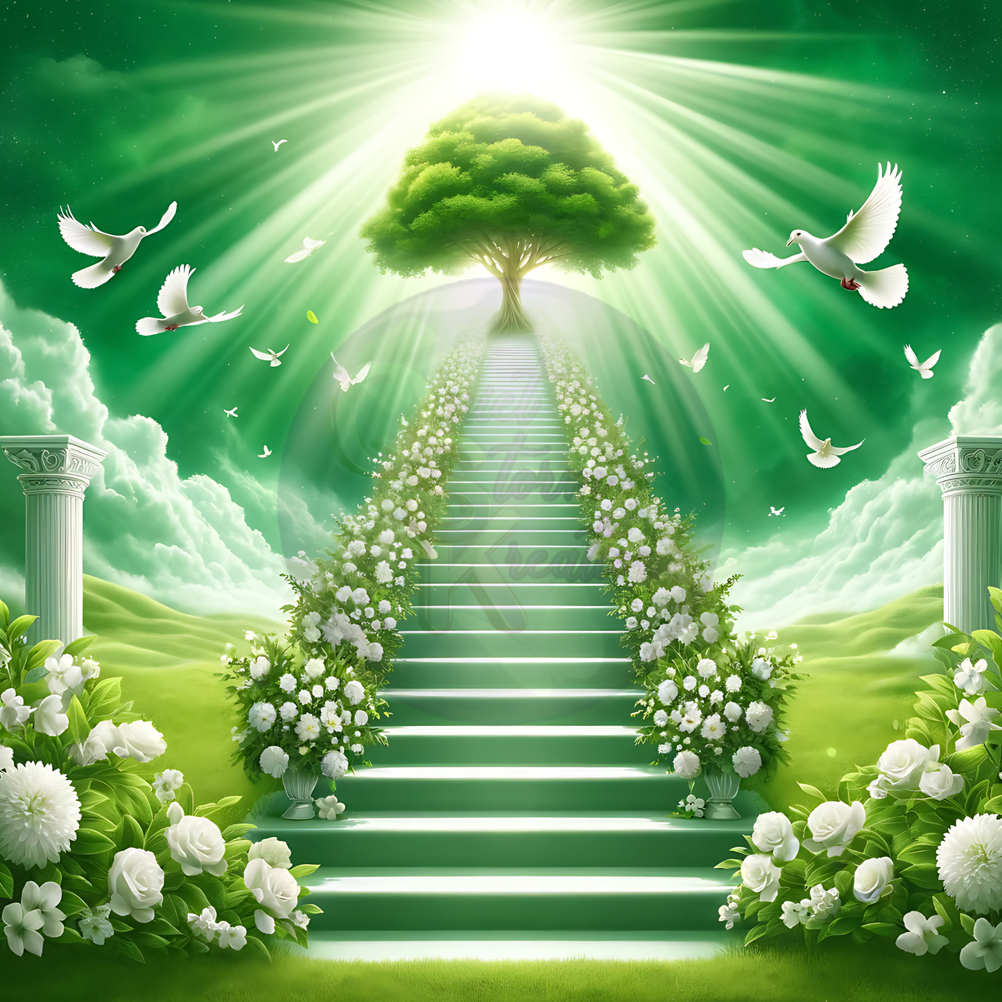 Light Green Memorial PNG