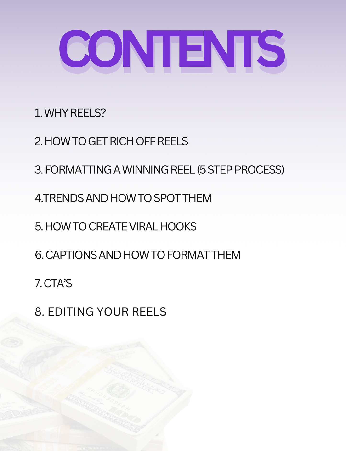 REELS Cheat Sheet EBook