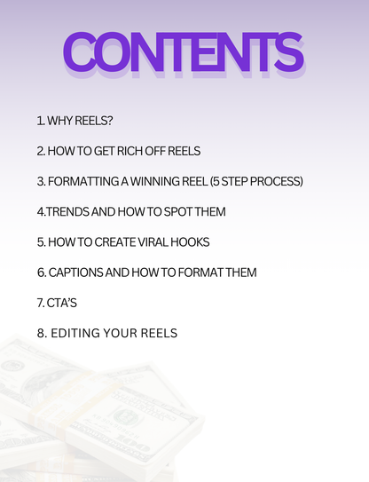 REELS Cheat Sheet EBook