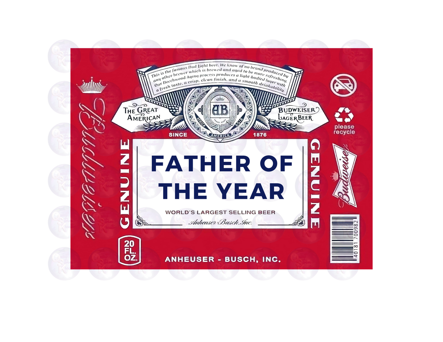 Father of the Year Beer Template Bundle