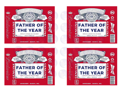 Father of the Year Beer Template Bundle