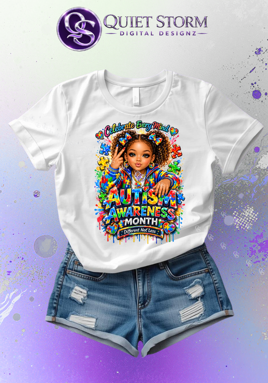 Autism Awareness  Different  Not Less