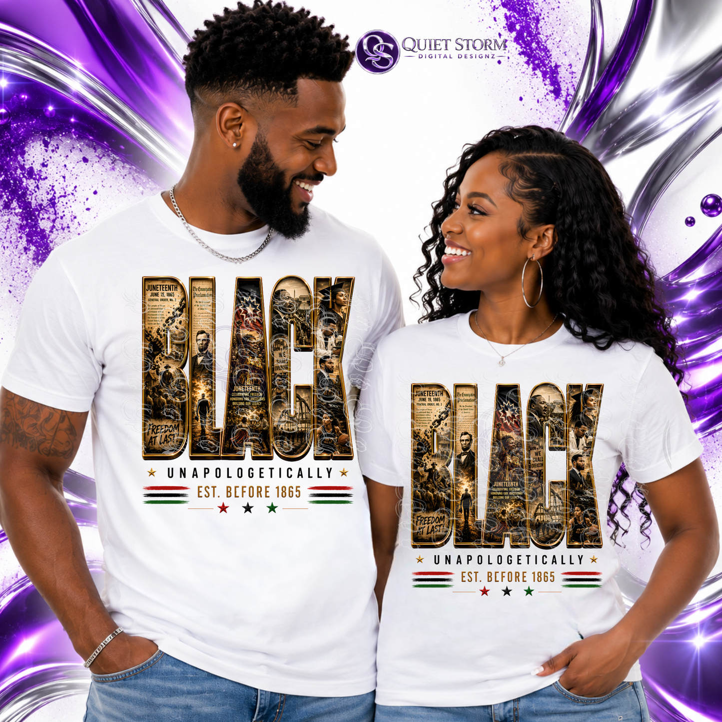 BLACK UNAPOLOGETICALLY– Juneteenth PNG