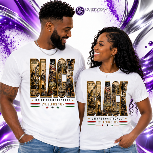 BLACK UNAPOLOGETICALLY– Juneteenth PNG