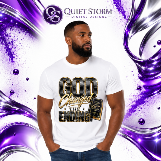 GOD Changed The Ending Black and Gold