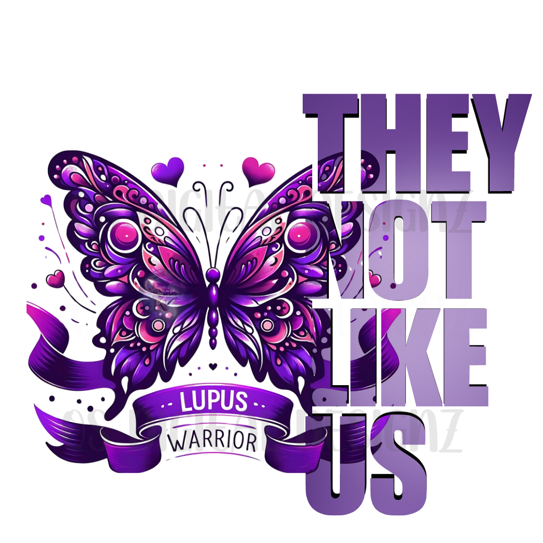 THEY NOT LIKE US Lupus Warrior PNG