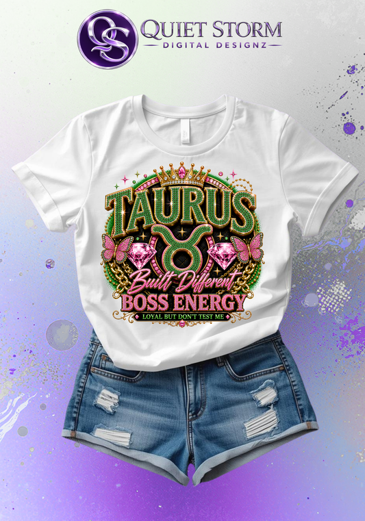 TAURUS PINK AND GREEN PNG