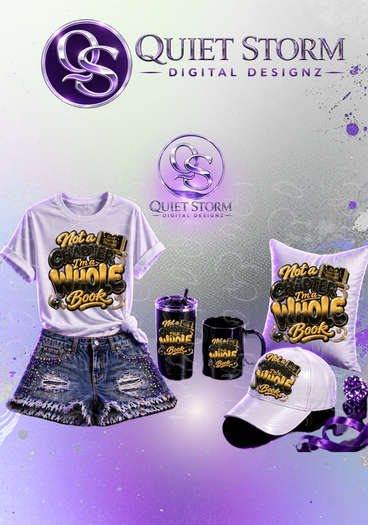 Not Just A Chapter  Black and Gold PNG